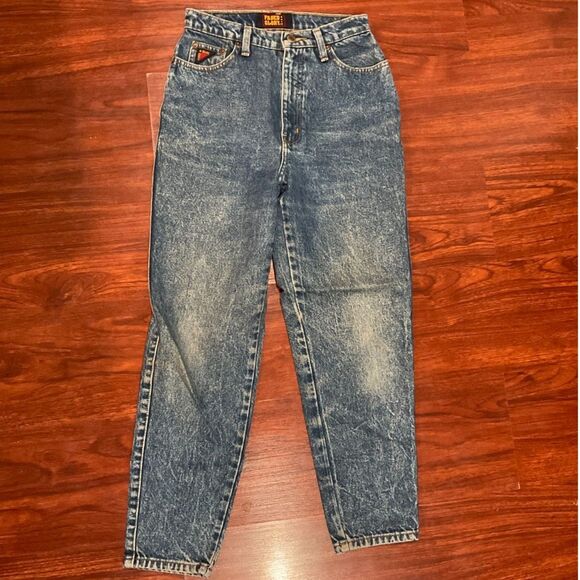 Vintage Y2K Retro 90s Faded Glory High Waist Mom Jeans Size 8 – 100% Cotton - Picture 1 of 13